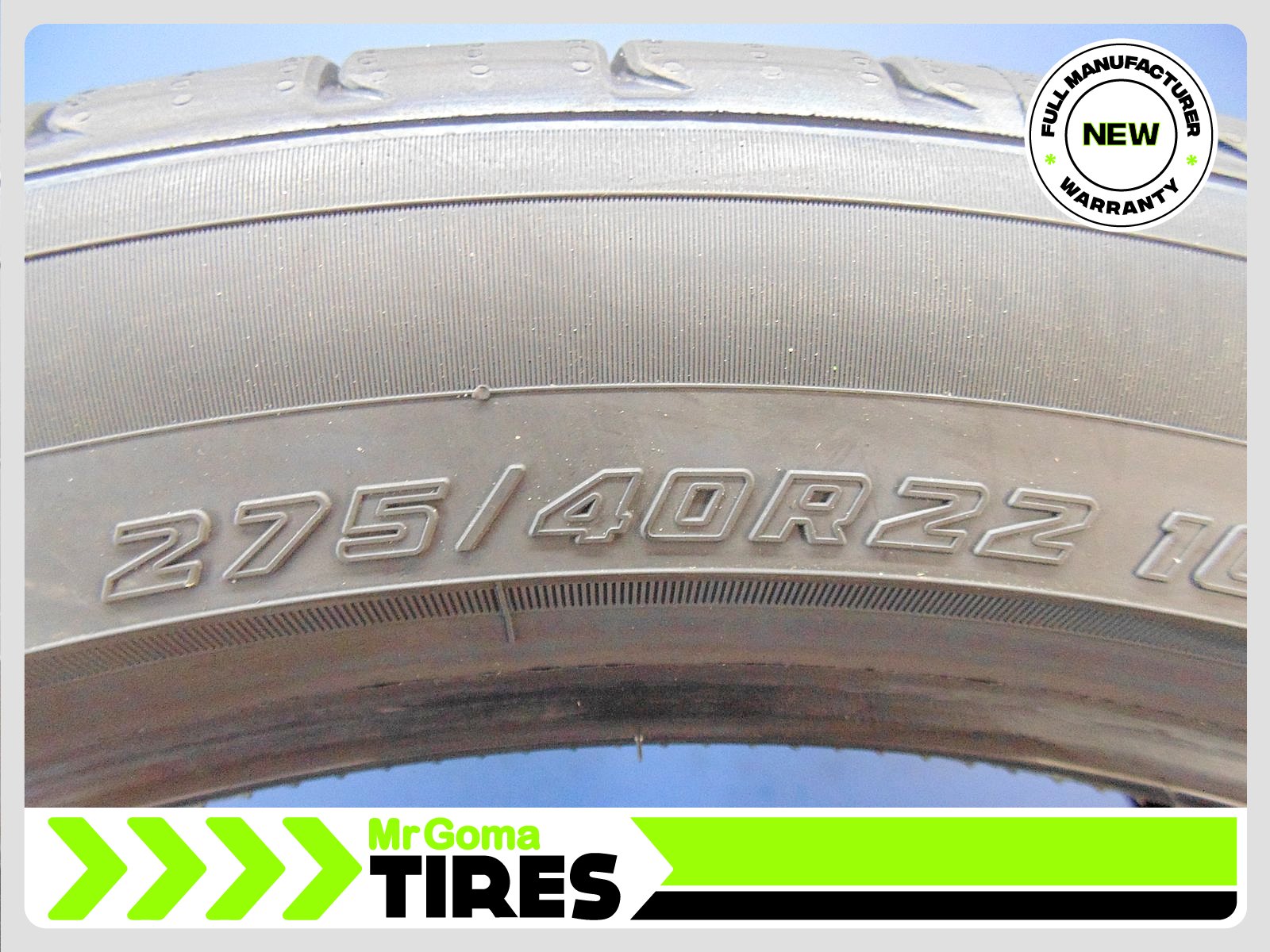 4 BRAND NEW YOKOHAMA ADVAN SPORT V107 XL 315/35R22 & 275/40R22
