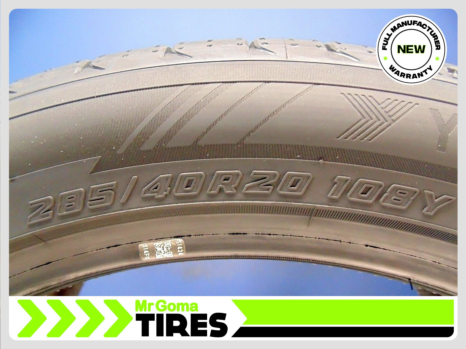 2 BRAND NEW 285/40R20 YOKOHAMA ADVAN SPORT V107 XL 108Y 2854020