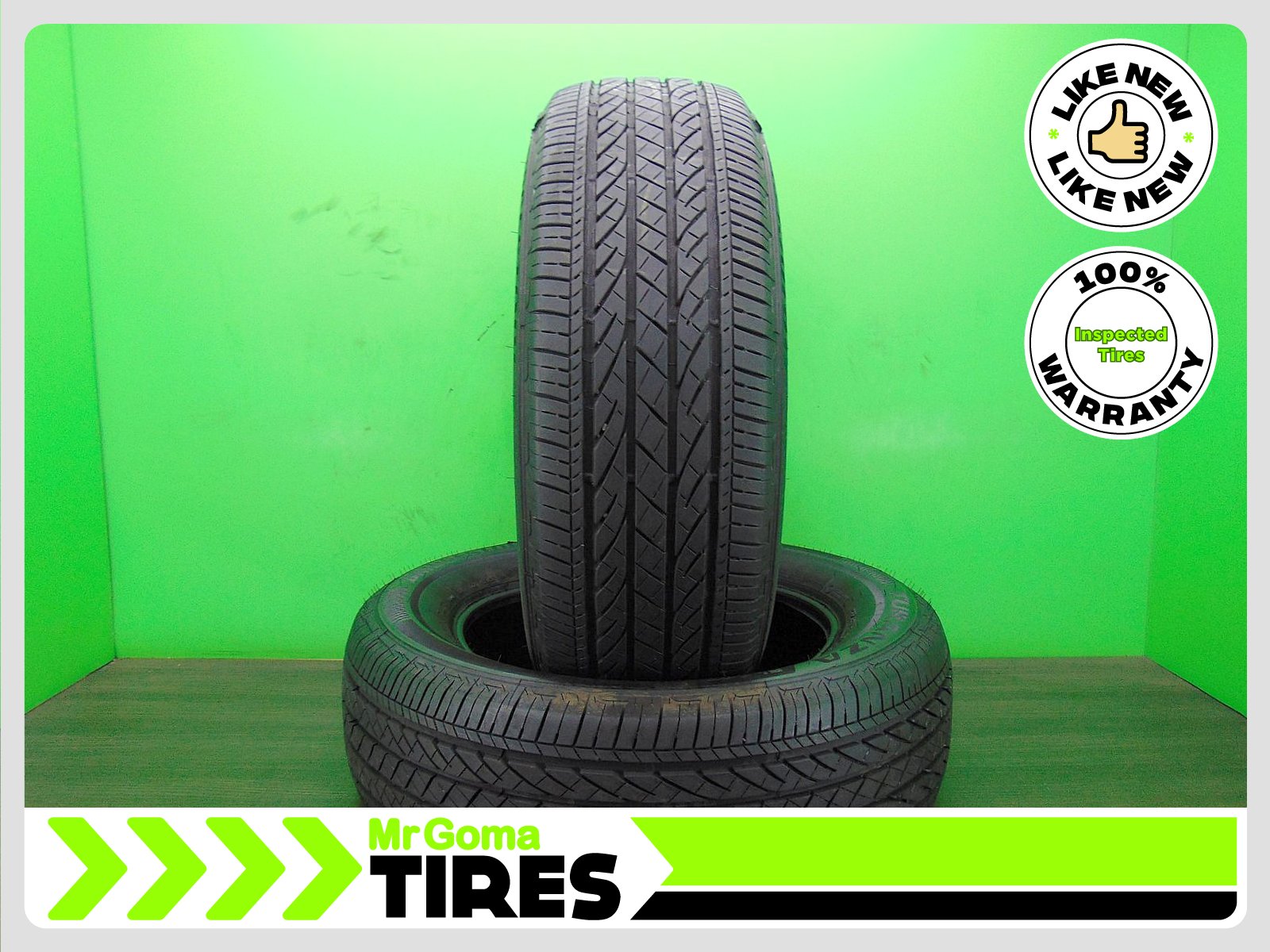 2 235/60R18 USED TIRES BRIDGESTONE TURANZA EL440 9.0/32 TREAD 103H